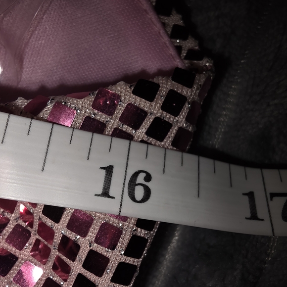 Pink Sequin Camisole Top Girls Nite, Date Night XS - Picture 7 of 7
